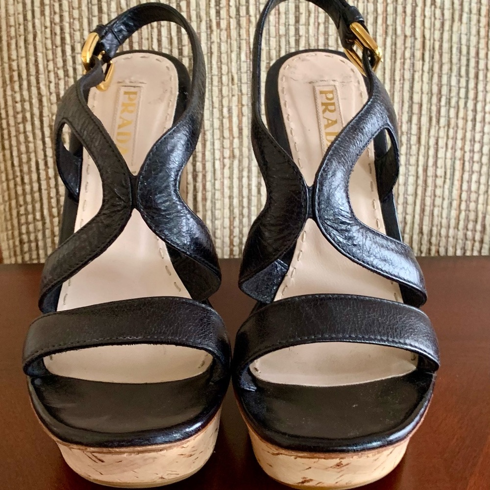 Prada Black Women's Sandals